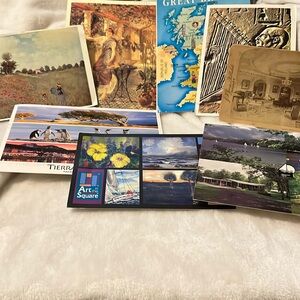 Postcards from rodeo, different cities with names, eastern star, one Egyptian!